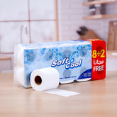 Soft n Cool Toilet Rolls 400 Sheets x 2 Ply 10 Rolls - hotpackwebstore.com